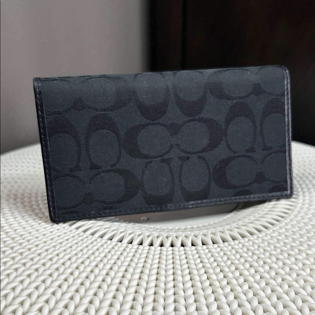Vintage Coach Checkbook Wallet